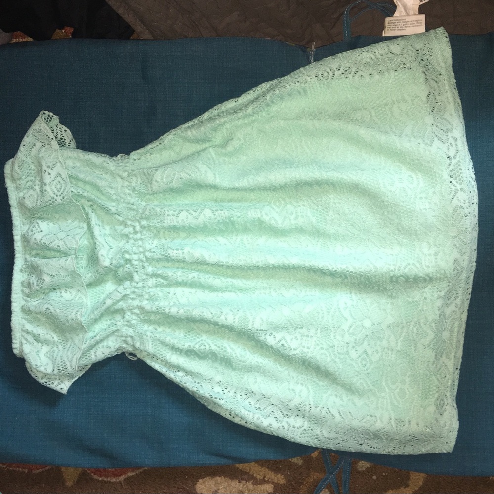 Teal Lacey dress